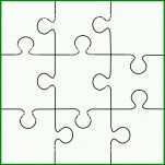 Einzahl Puzzle Vorlage 1022x1024