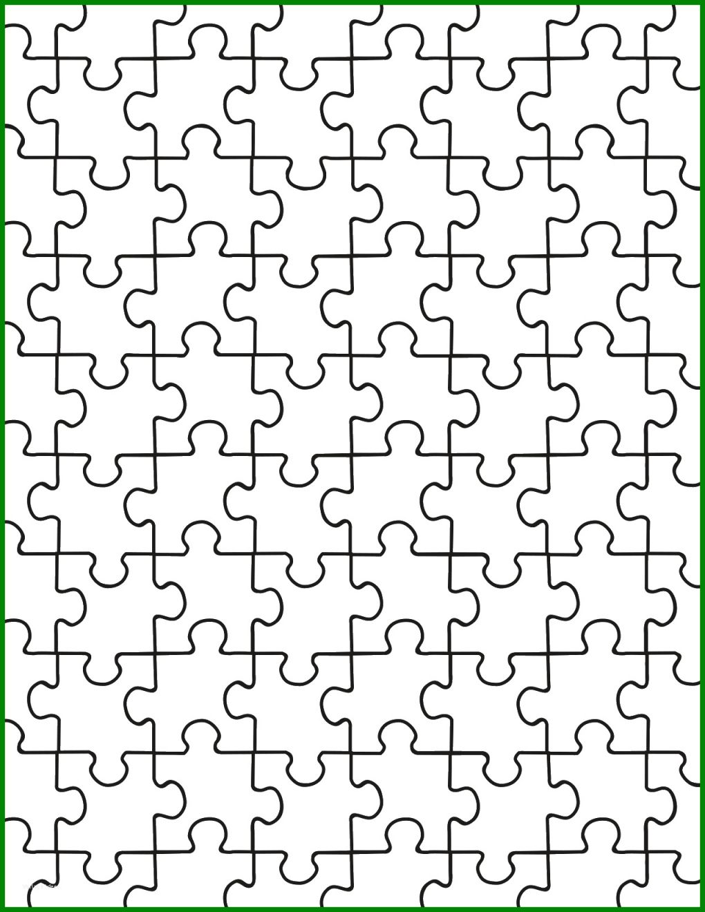 Rühren Puzzle Vorlage A4 Pdf 1275x1650