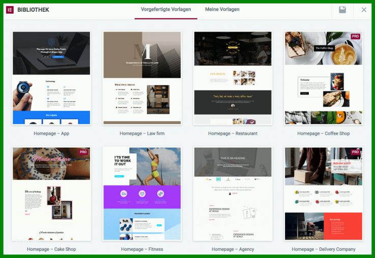 Erstaunlich Elementor Vorlagen 992x682