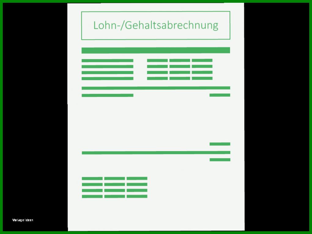 Einzahl Lohnschein Vorlage 1024x768