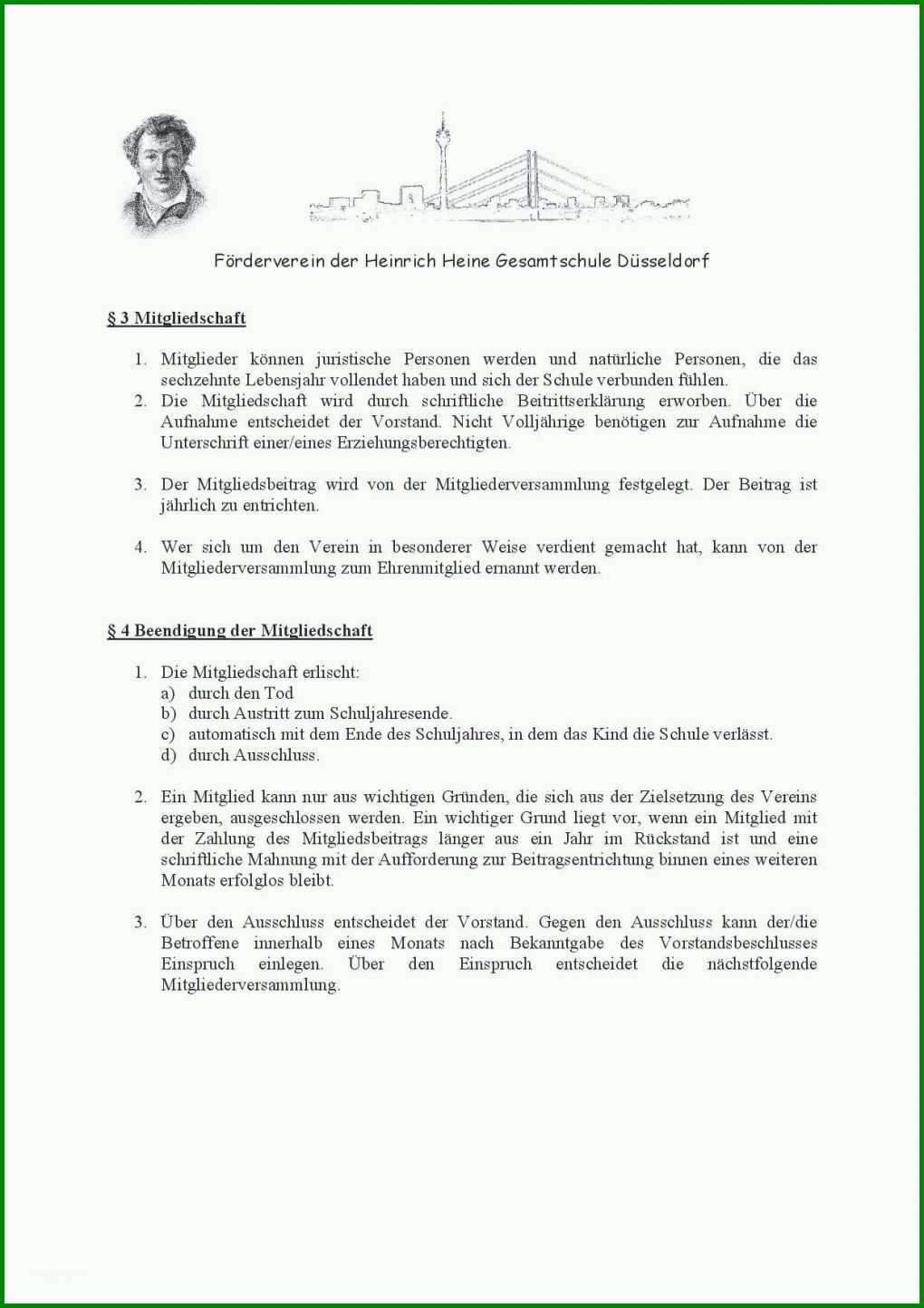 Unvergleichlich Kündigung Sportverein Vorlage Pdf 1240x1754