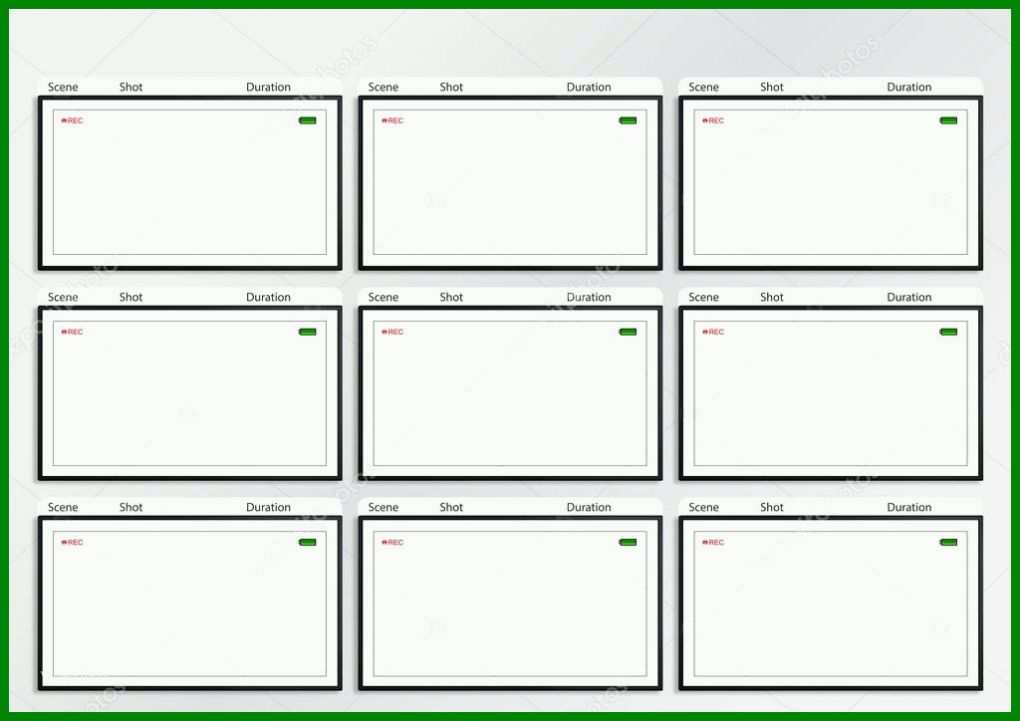 Außergewöhnlich Storyboard Vorlage 1024x724