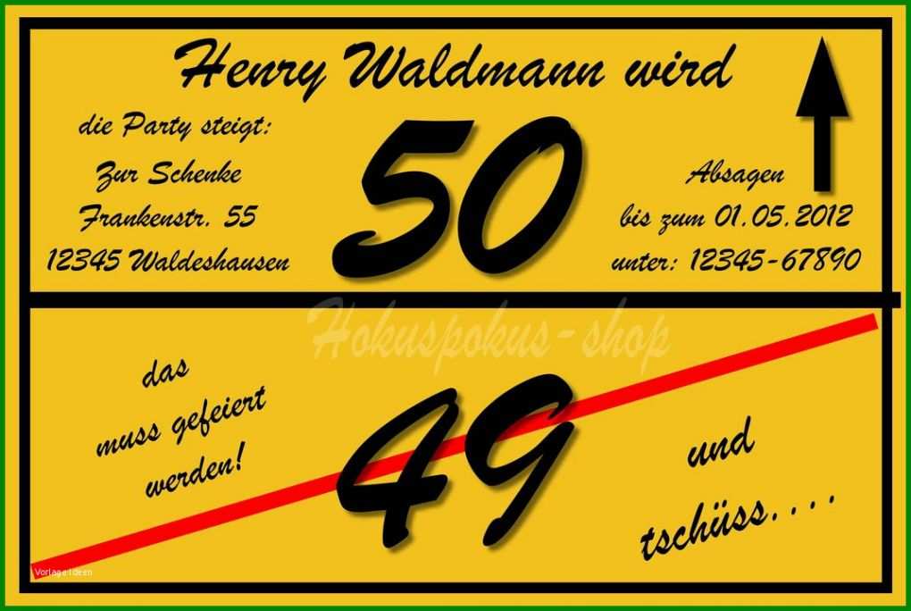 Schockierend Vorlage 50 Geburtstag 1073x720