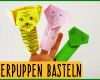 Fingerpuppen Aus Papier Basteln Falten Teil Der Fingerpuppen Basteln Aus Papier Vorlage