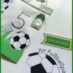 Frollein Pfau Diy Einladungskarten Zur Fußballparty Teil Der Fussball Basteln Vorlagen