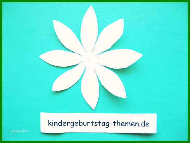 Gänseblümchen Basteln Anleitung Für Eine Blume Aus Papier Teil Der Gänseblümchen Basteln Vorlage