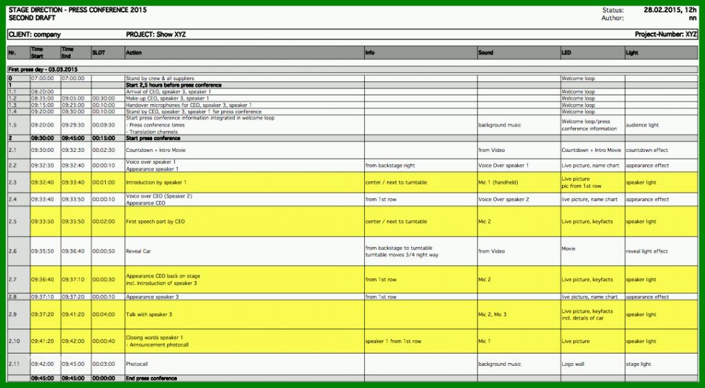 Erschwinglich Ablaufplan Vorlage 1080x595