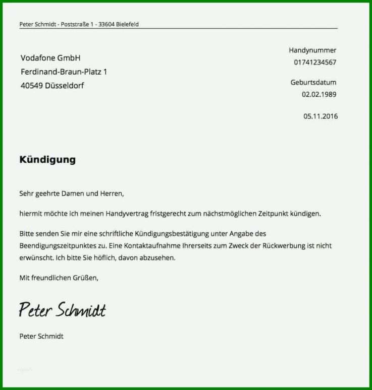 Rühren Abo Kündigung Vorlage Pdf 832x874