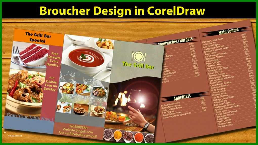 Exklusiv Corel Draw Broschüre Vorlage 1280x720