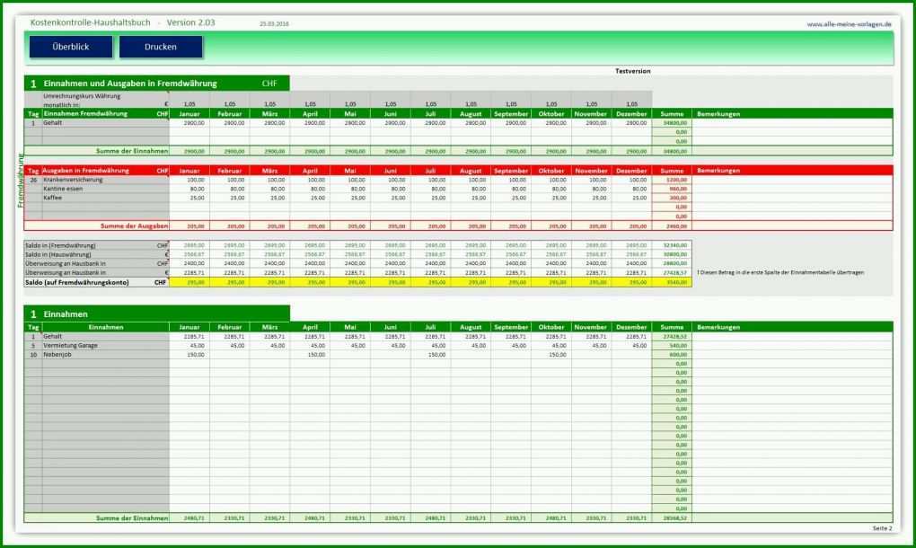 Fantastisch Haushaltsbuch Vorlage Excel 1900x1137