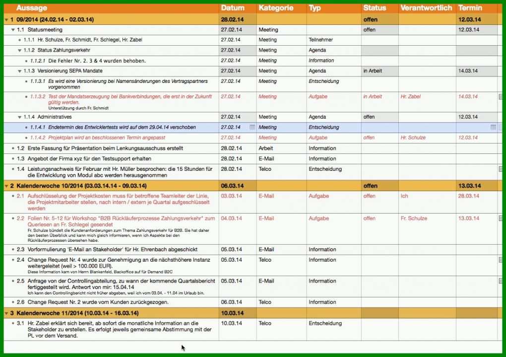 Limitierte Auflage Lessons Learned Vorlage Excel Deutsch 1222x861