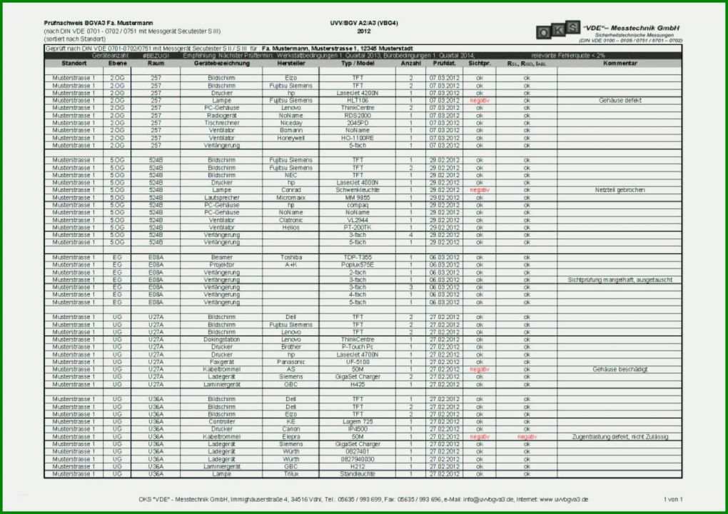 Tolle Vorlage Prüfprotokoll ortsveränderliche Geräte 1684x1189