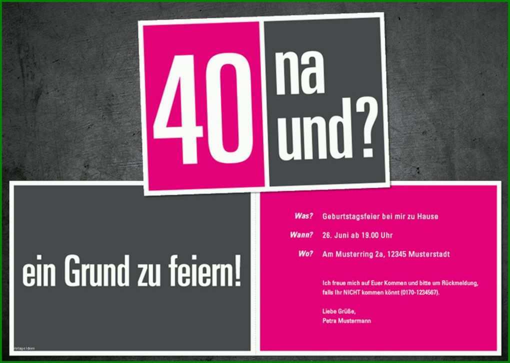 Größte Einladung 40 Geburtstag Vorlagen Kostenlos 1600x1137