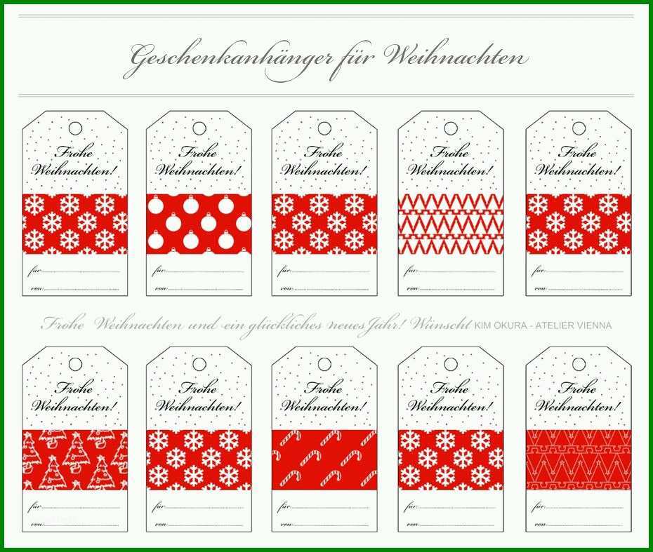 Fabelhaft Free Christmas Tags Deutsch "frohe Weihnachten" Zum 497996