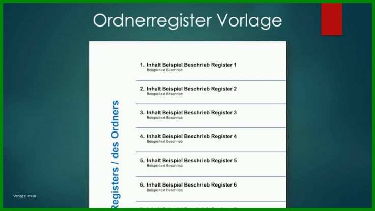 Tolle ordnerregister Vorlage 1138x640