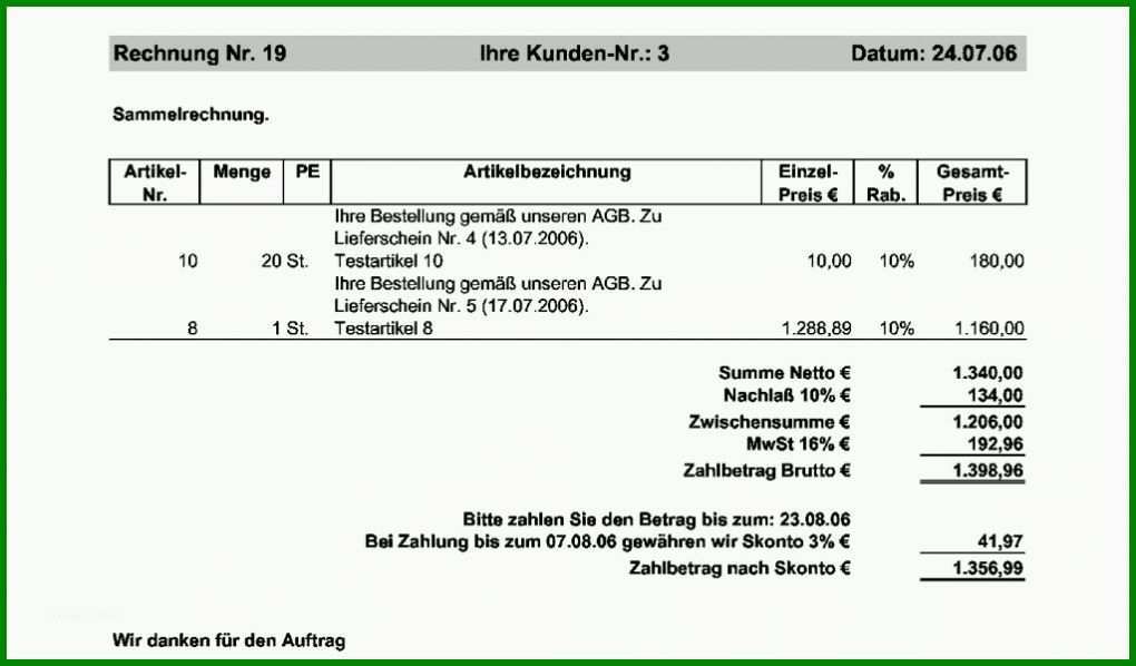 Unvergleichlich Weiterbelastung Rechnung Vorlage 1024x600