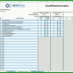 Faszinierend Qualifikationsmatrix Vorlage 894x827