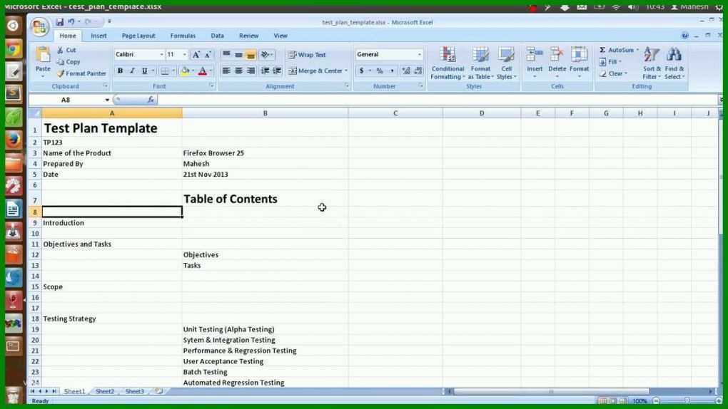 Original Testplan Vorlage Excel 1280x720