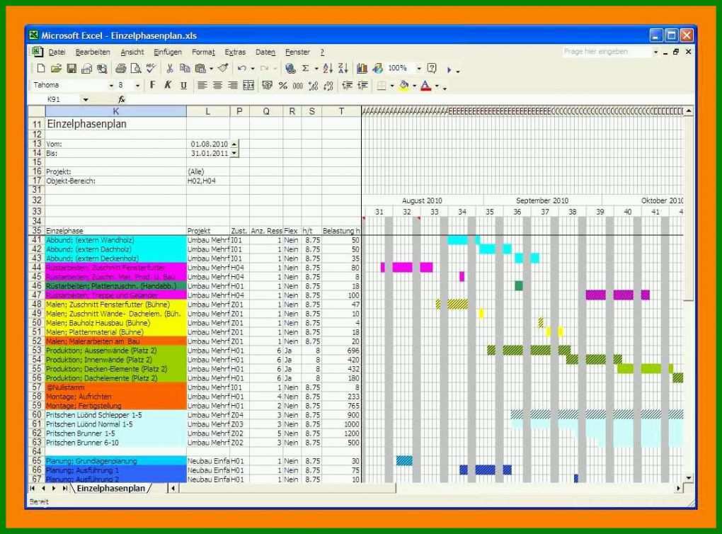 Exklusiv Excel Vorlage Ressourcenplanung 1098x812