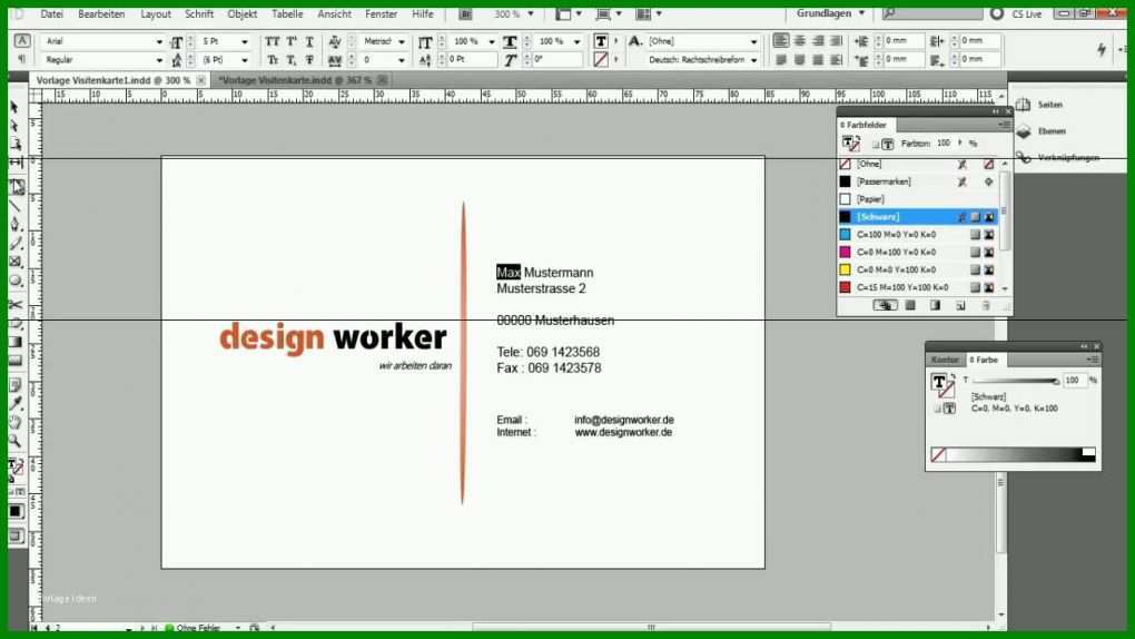 Unvergesslich Indesign Wickelfalz Vorlage 1280x720