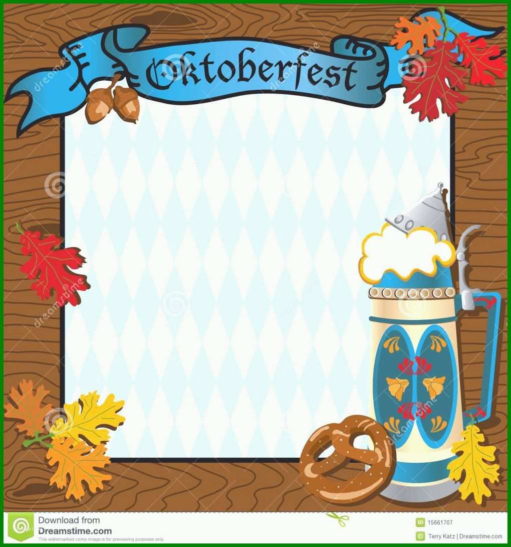 Singular Oktoberfest Plakat Vorlage 1300x1390