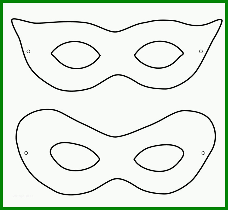 Perfekt Masken Kinder Basteln 793416 - Vorlage Ideen