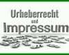 Überraschend Impressum Urheberrecht Vorlage 770x300