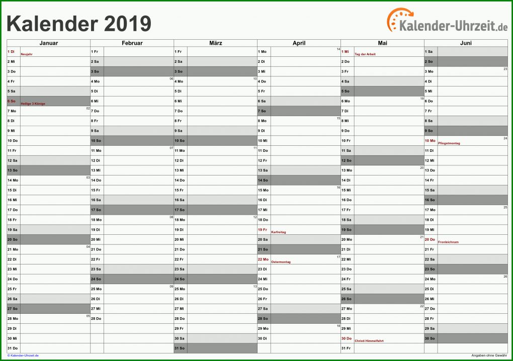 Unglaublich Kalender Vorlage 2019 3200x2254