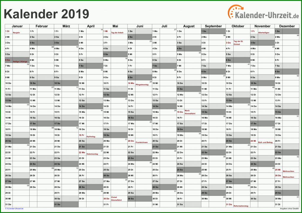 Unvergesslich Wandkalender 2019 Vorlage 3200x2254