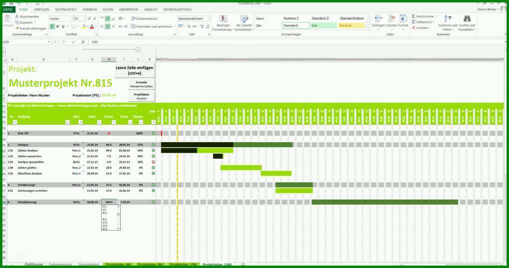 Wunderschönen Projektablaufplan Vorlage 1920x1010