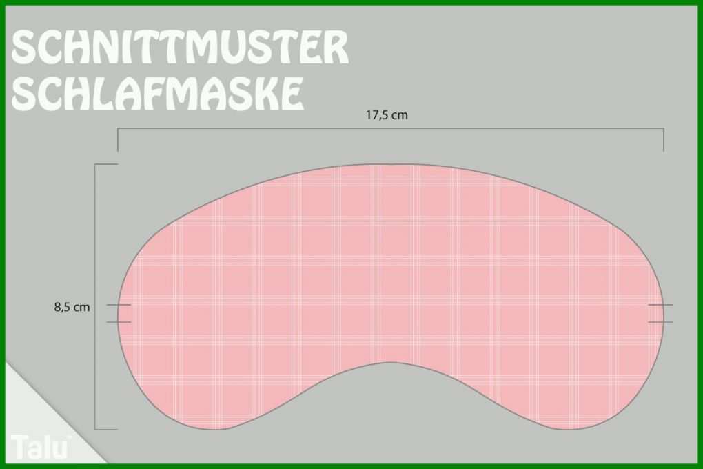 Wunderbar Schlafmaske Vorlage 1200x800