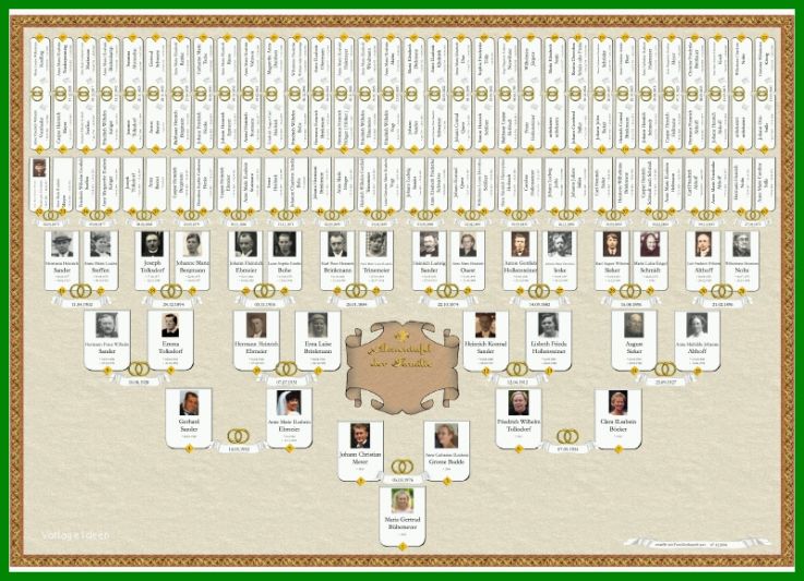 Sensationell Stammbaum Vorlage 6 Generationen 800x579