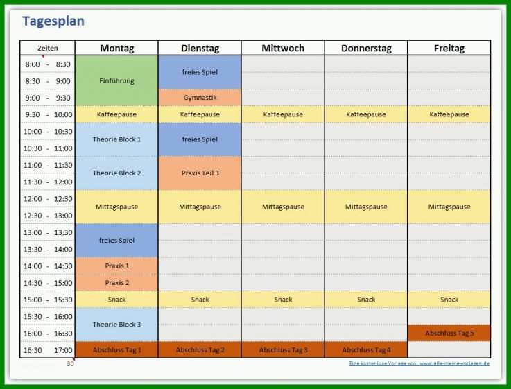 Empfohlen Tagesplan Für Kinder Vorlage 1002x763