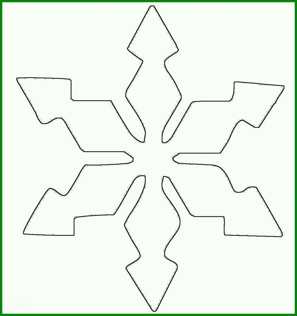 Empfohlen Vorlage Schneeflocke 1197x1276