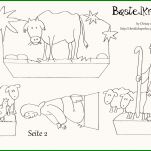 Bastelkrippe Zum Ausdrucken Teil Der Krippe Basteln Vorlage
