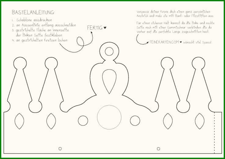 Krone Basteln Vorlage Ausdrucken Pl Takasytuacja Teil Der Krone Basteln Erwachsene Vorlage