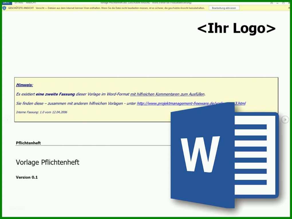 Großartig Crm Pflichtenheft Vorlage 1280x960