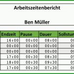 Außergewöhnlich Vorlage Stundennachweis Excel 2046x901