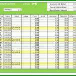 Überraschend Excel Arbeitszeitnachweis Vorlagen 2018 992x739