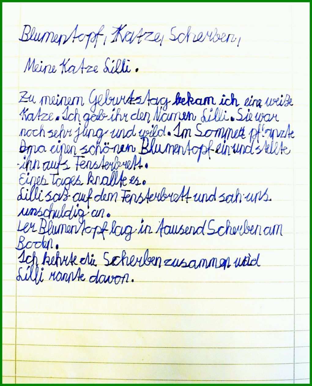 Bestbewertet Reizwortgeschichte 4 Klasse Vorlagen 1243x1536