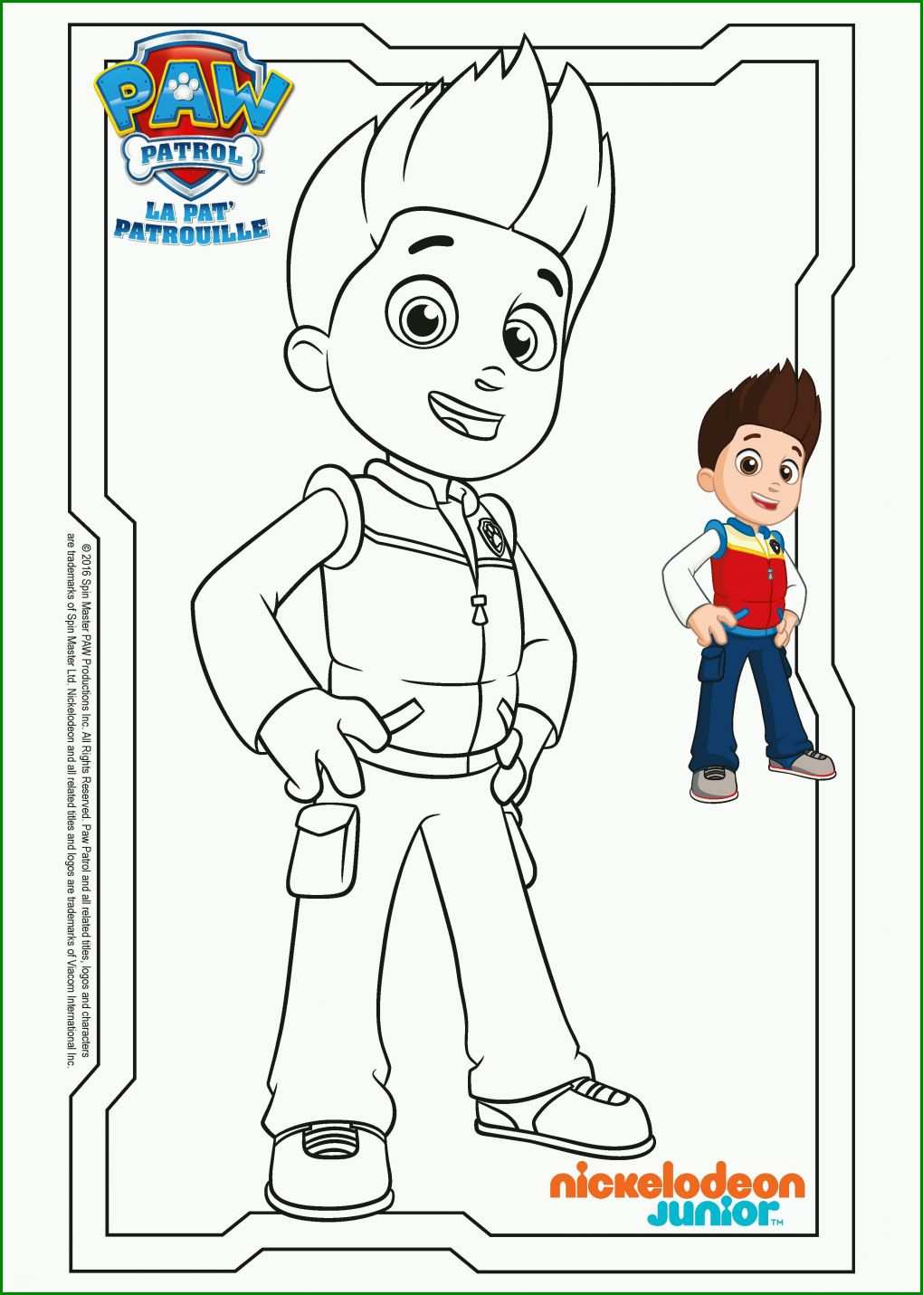 Spezialisiert Paw Patrol Vorlage 2977x4176