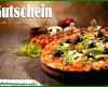 Moderne Pizza Gutschein Vorlage 780x522