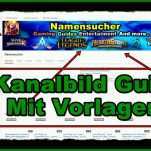 Exklusiv Youtube Kanalbild Vorlage 1280x720