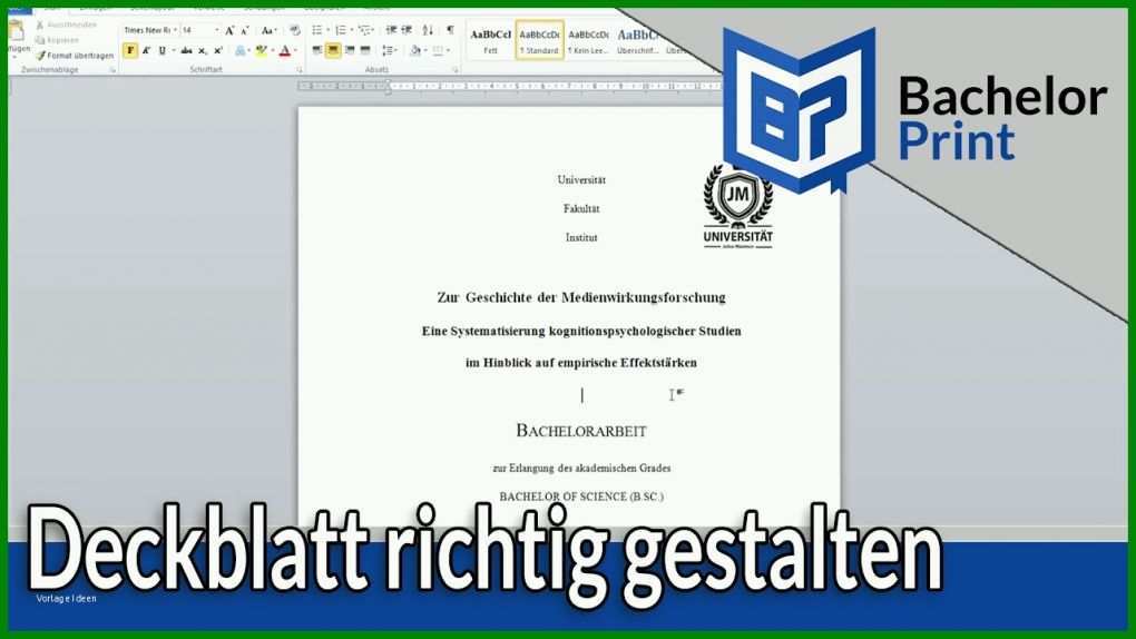 Ausgezeichnet Bachelorarbeit Powerpoint Vorlage 1280x720