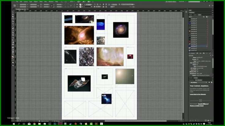 Angepasst Collage Vorlage Indesign 1280x720