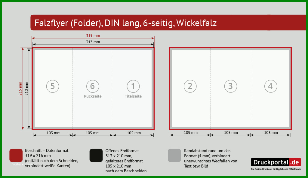 Modisch Grundlagen Falzflyer Richtig Anlegen Blog Druckportal 205734