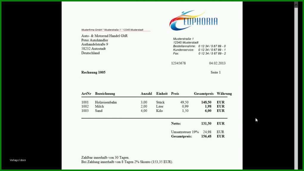 Ungewöhnlich Richtig Rechnungen Schreiben Vorlage 1280x720