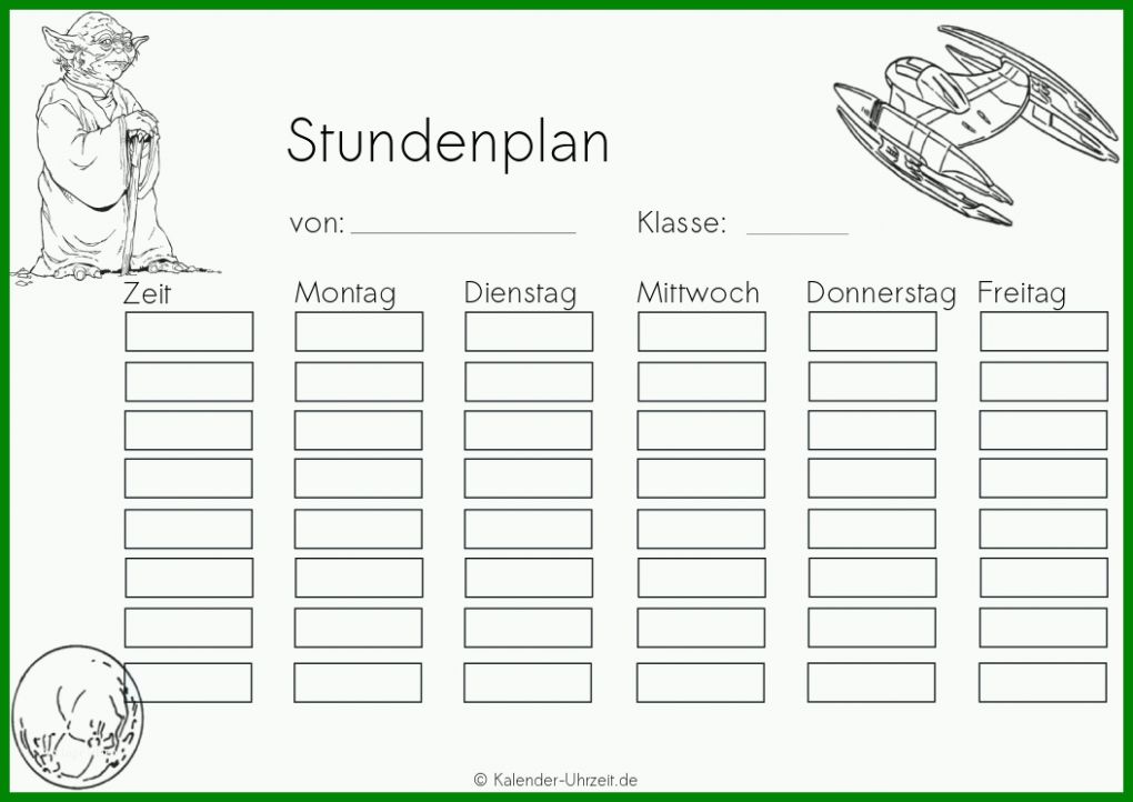 Bestbewertet Stundenplan Vorlage Mit Uhrzeit 1053x745