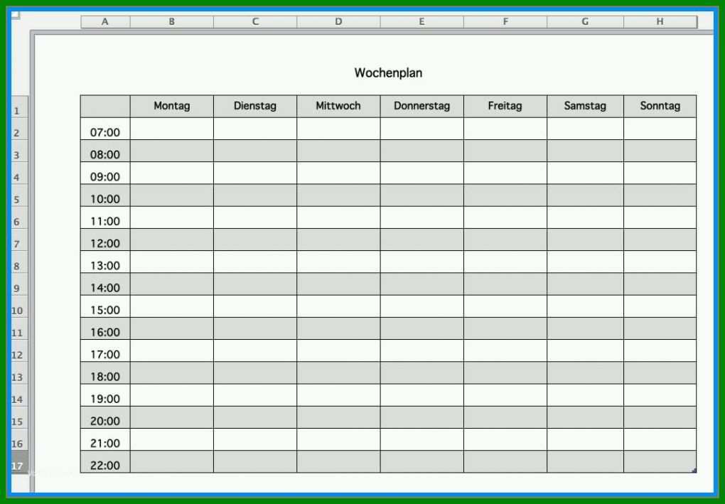 Faszinierend Vorlage Dienstplan 1078x749