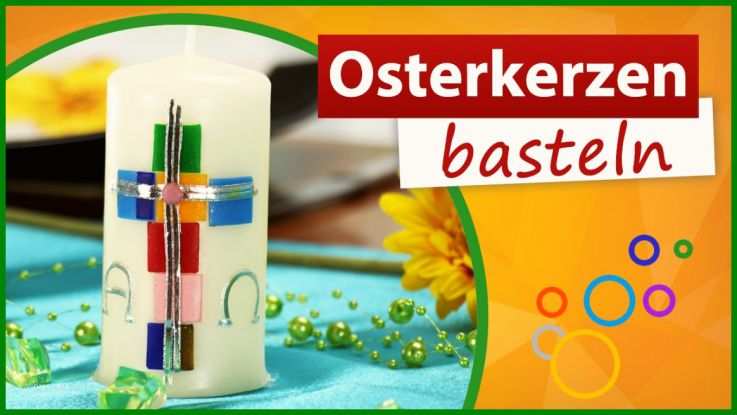 Osterkerzen Basteln Trendmarkt24 Wachsplatten Teil Der Osterkerze Basteln Vorlagen